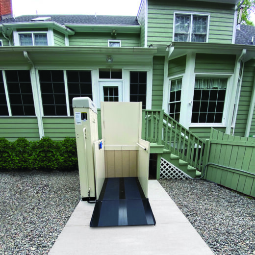 Bruno VPL vertical platform wheelchair elevator lift