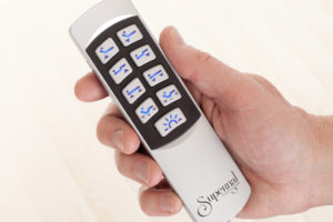 illuminated wireless hand control hospital bed